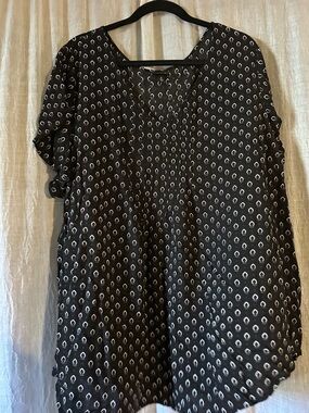 Torrid Printed Short-Sleeve Tunic Top